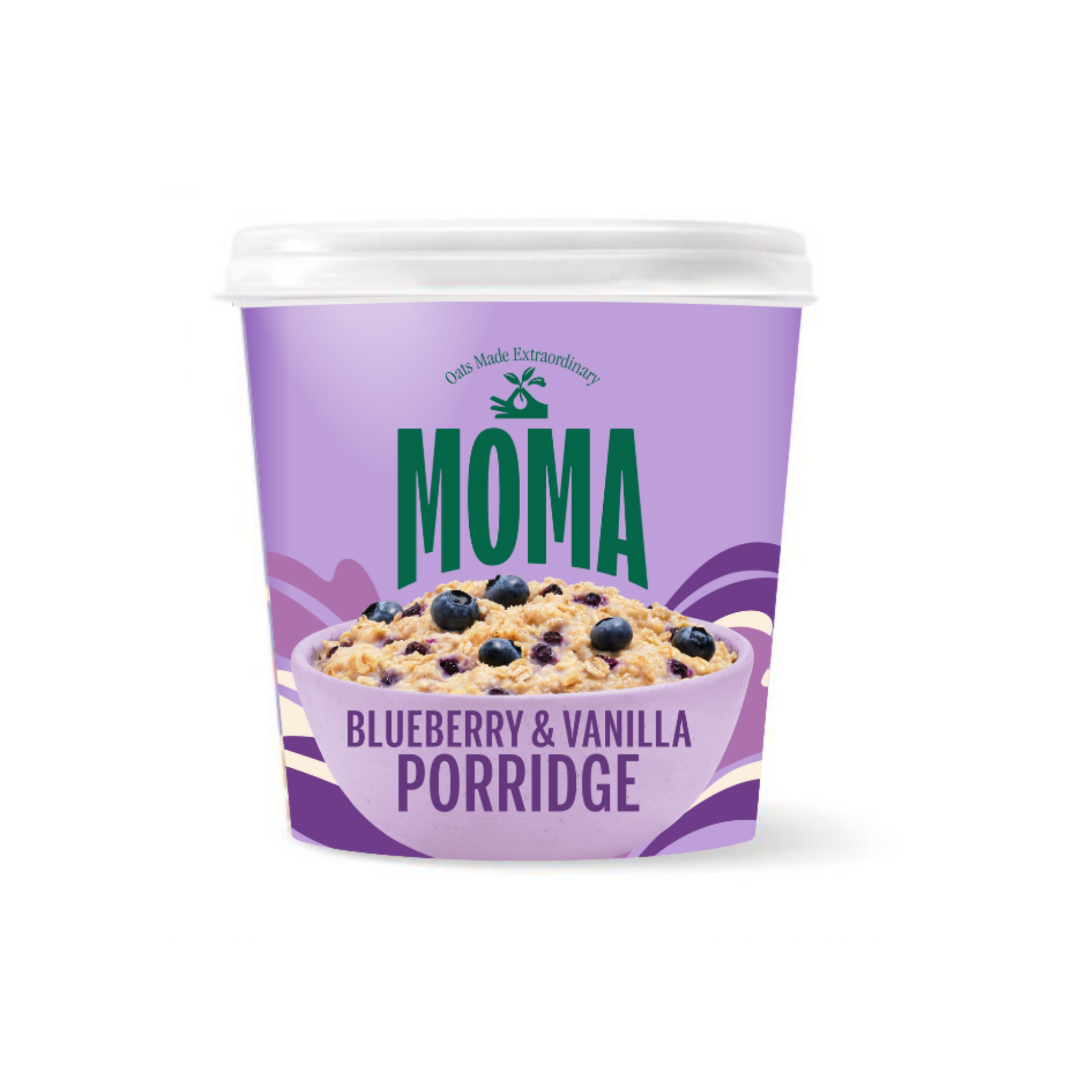 Porridge fără gluten Afine și Vanilie 55 g, MOMA